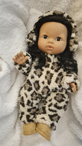 SHERPA - Combinaison et cache oreilles leopard