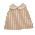 LISON-ROBE COL CLAUDINE SABLE