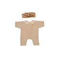 LISON-COMBINAISON COL CLAUDINE + BANDEAU SABLE