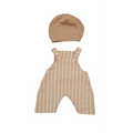 LISON-SALOPETTE + BONNET SABLE