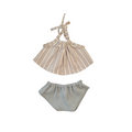 LISON-ENSEMBLE CHEMISE + CULOTTE BLEU