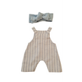 LISON-SALOPETTE + BANDEAU BLEU