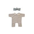 LISON-COMBINAISON COL CLAUDINE + BANDEAU BLEU