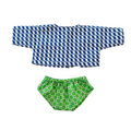 LINH-CULOTTE POIS + CHEMISE VAGUE