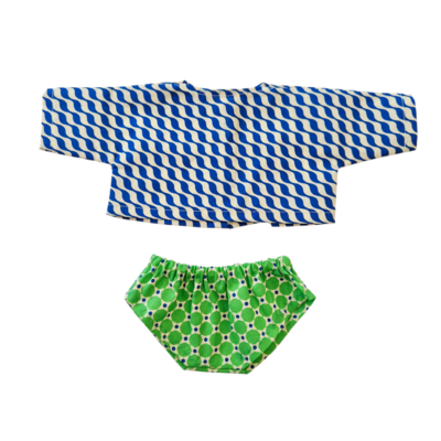 LINH-CULOTTE POIS + CHEMISE VAGUE