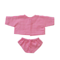 LINH-CULOTTE + CHEMISE COEUR ROSE ASSORTI