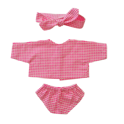 LINH-CULOTTE + CHEMISE + BANDEAU ASSORTI