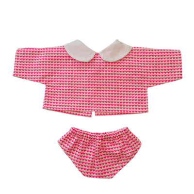 LINH-CULOTTE + CHEMISE COL CLAUDINE ASSORTI