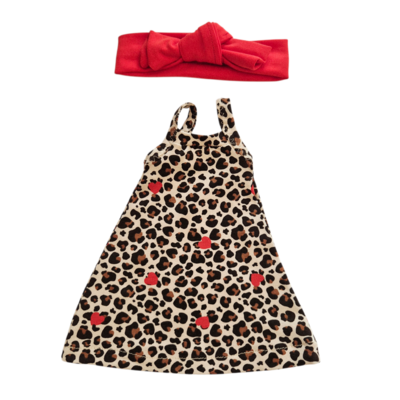 ROMEO+JULIETTE-ROBE + BANDEAU ROUGE