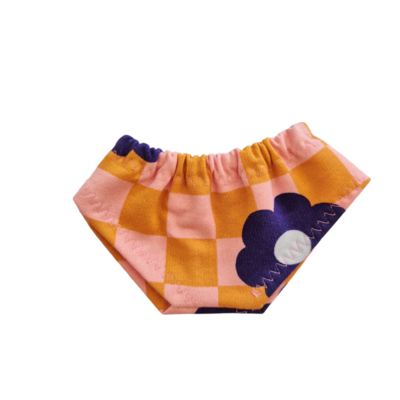 CHARLIE-CULOTTE DAMIER/FLEUR