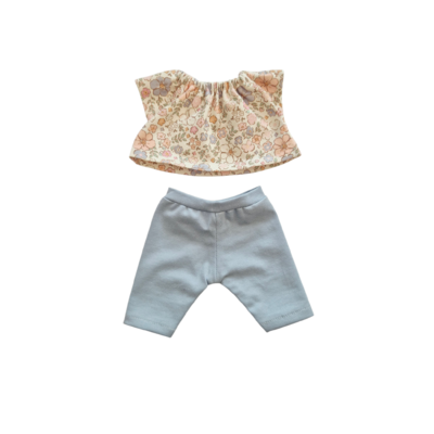 MARGOT-TEE-SHIRT + PANTALON BLEU CIEL