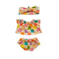 BILLIE-ENSEMBLE TEE-SHIRT + CULOTTE + BANDEAU