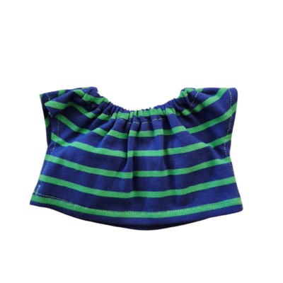 MARIN-TEE-SHIRT VERT & BLEU
