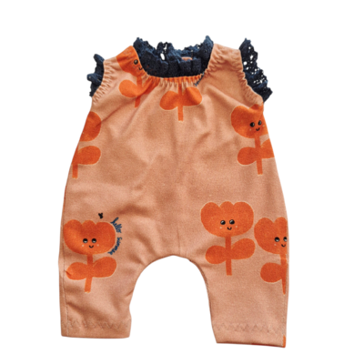 CHARLIE-COMBINAISON SANS MANCHE ELASTIQUE BRODERIE