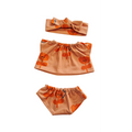 CHARLIE-ENSEMBLE TEE-SHIRT + CULOTTE + BANDEAU HELLO SUMMER