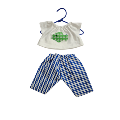LINH-TEE-SHIRT POISSON POIS + PANTALON VAGUE