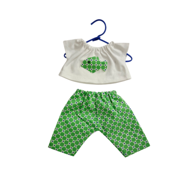 LINH-TEE-SHIRT POISSON POIS + PANTALON POIS