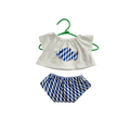 LINH-TEE-SHIRT POISSON VAGUE + CULOTTE VAGUE