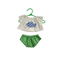 LINH-TEE-SHIRT POISSON VAGUE + CULOTTE POIS