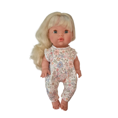 MARGOT-COMBINAISON MANCHE BRODERIE