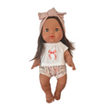 MARGOT-TEE-SHIRT NŒUD + CULOTTE + BANDEAU NUDE