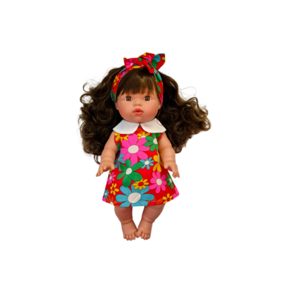LINH-ROBE FLEUR COL CLAUDINE