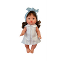 LISON-ROBE COL CLAUDINE BLEU
