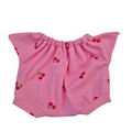 combinaison courte - motif cerises