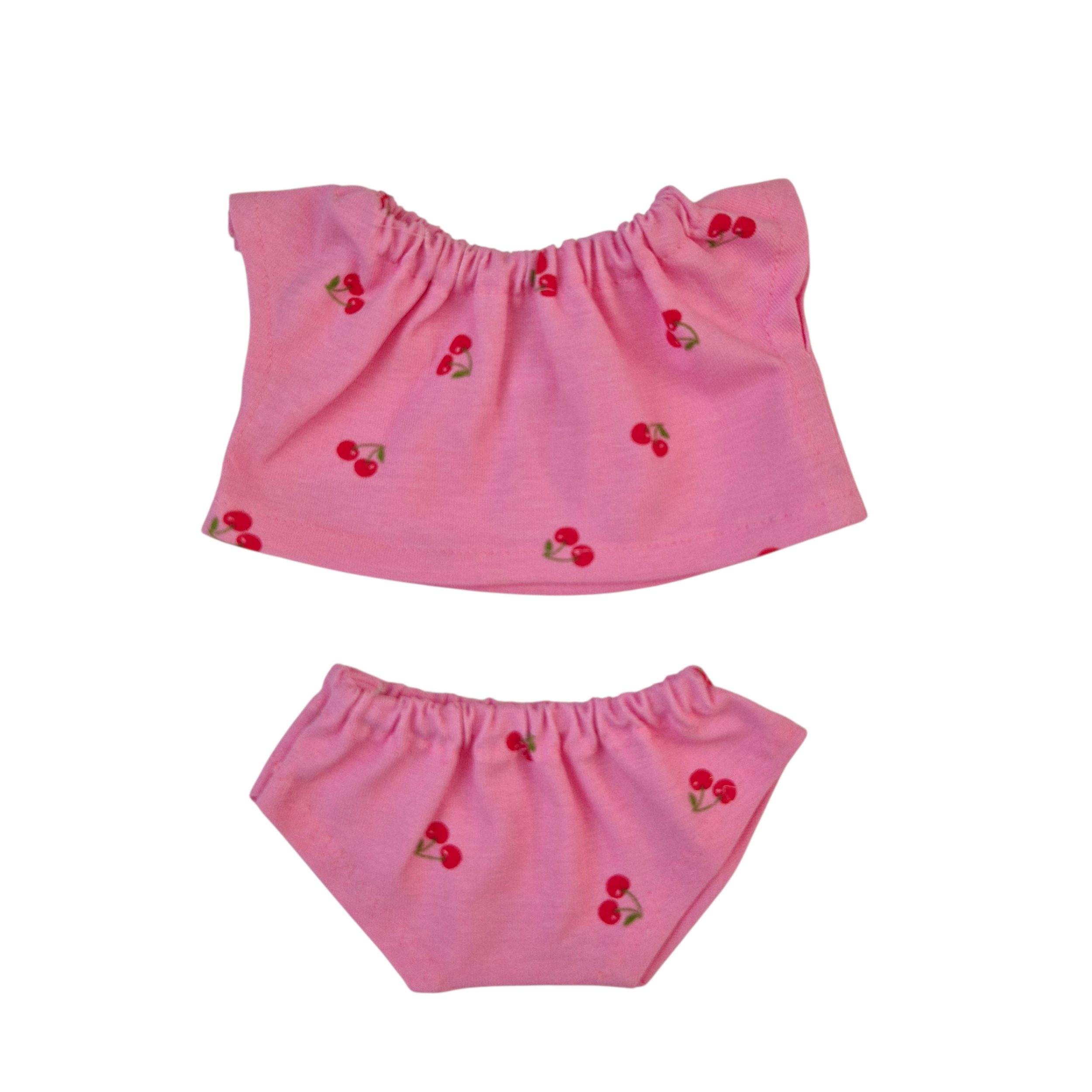 culotte et tee-shirt - motif cerises