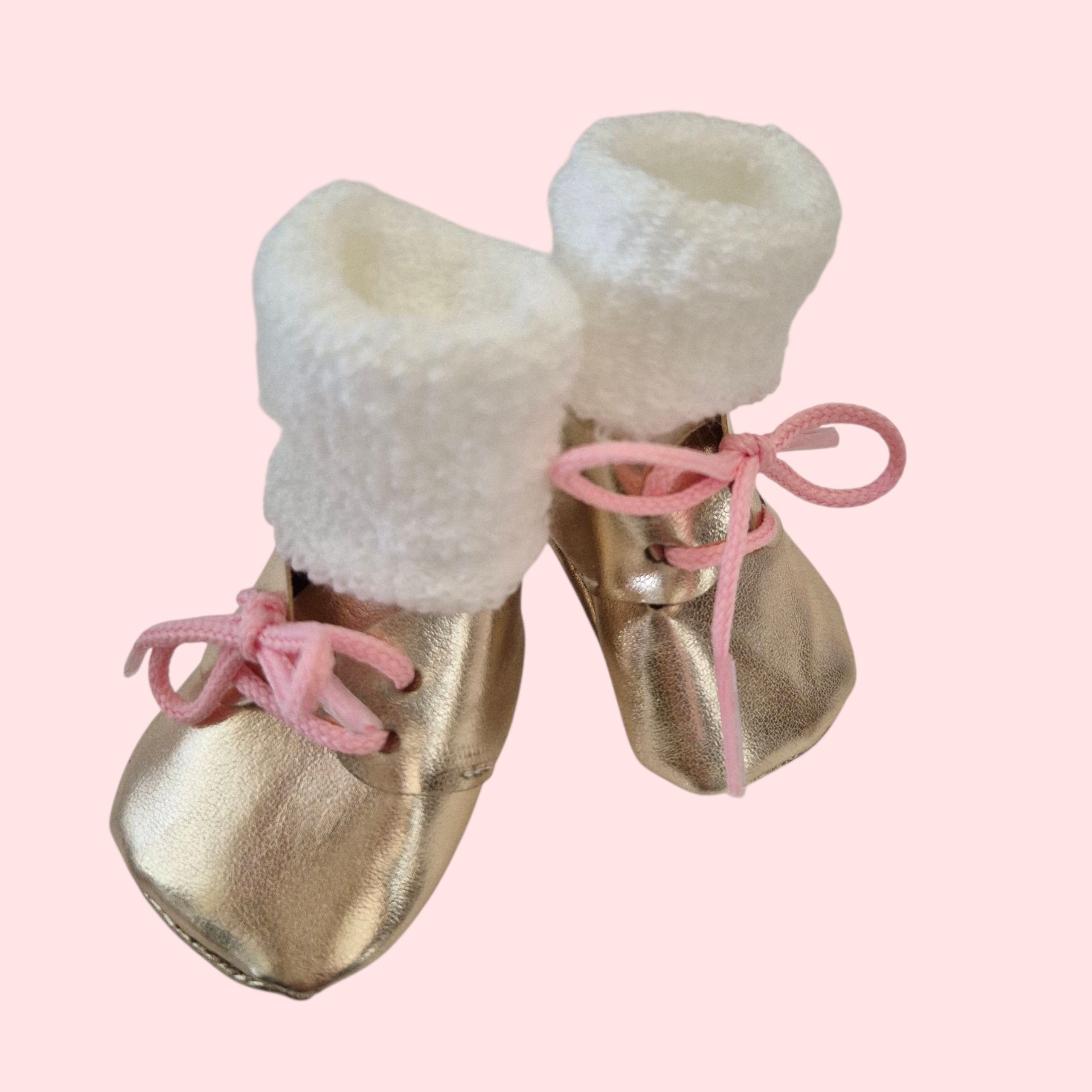 chaussures et chaussettes - doré