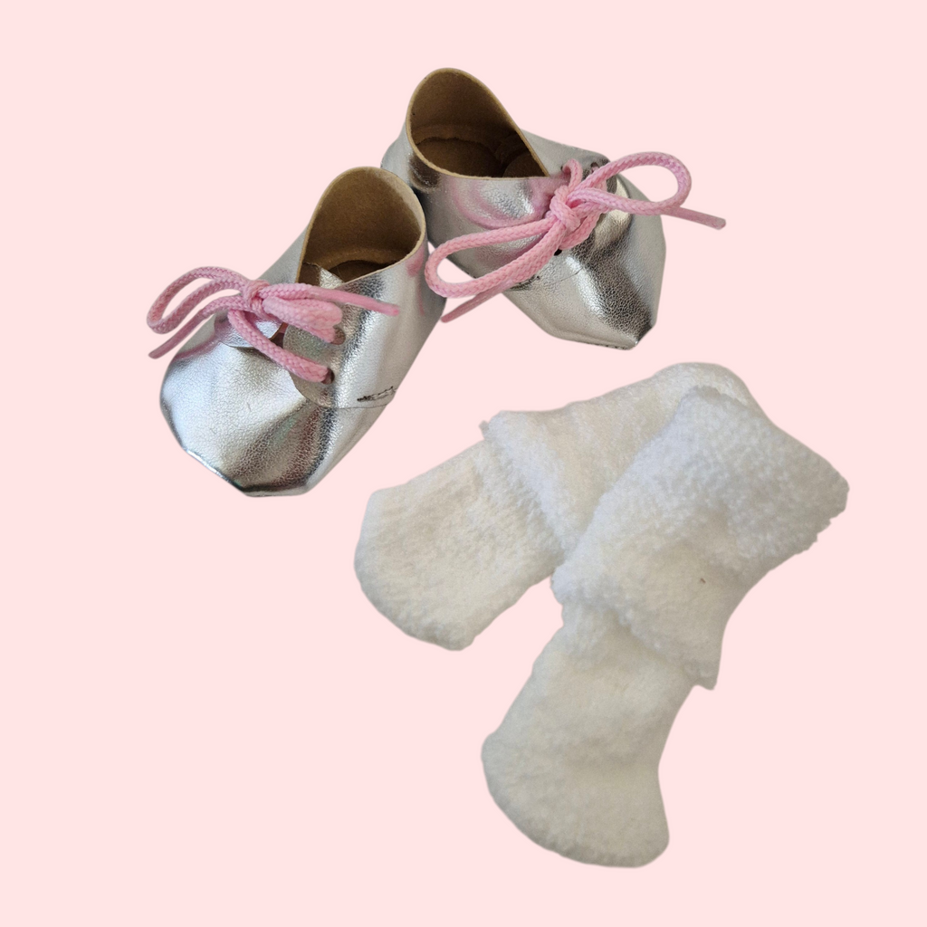 chaussures et chaussettes - argent