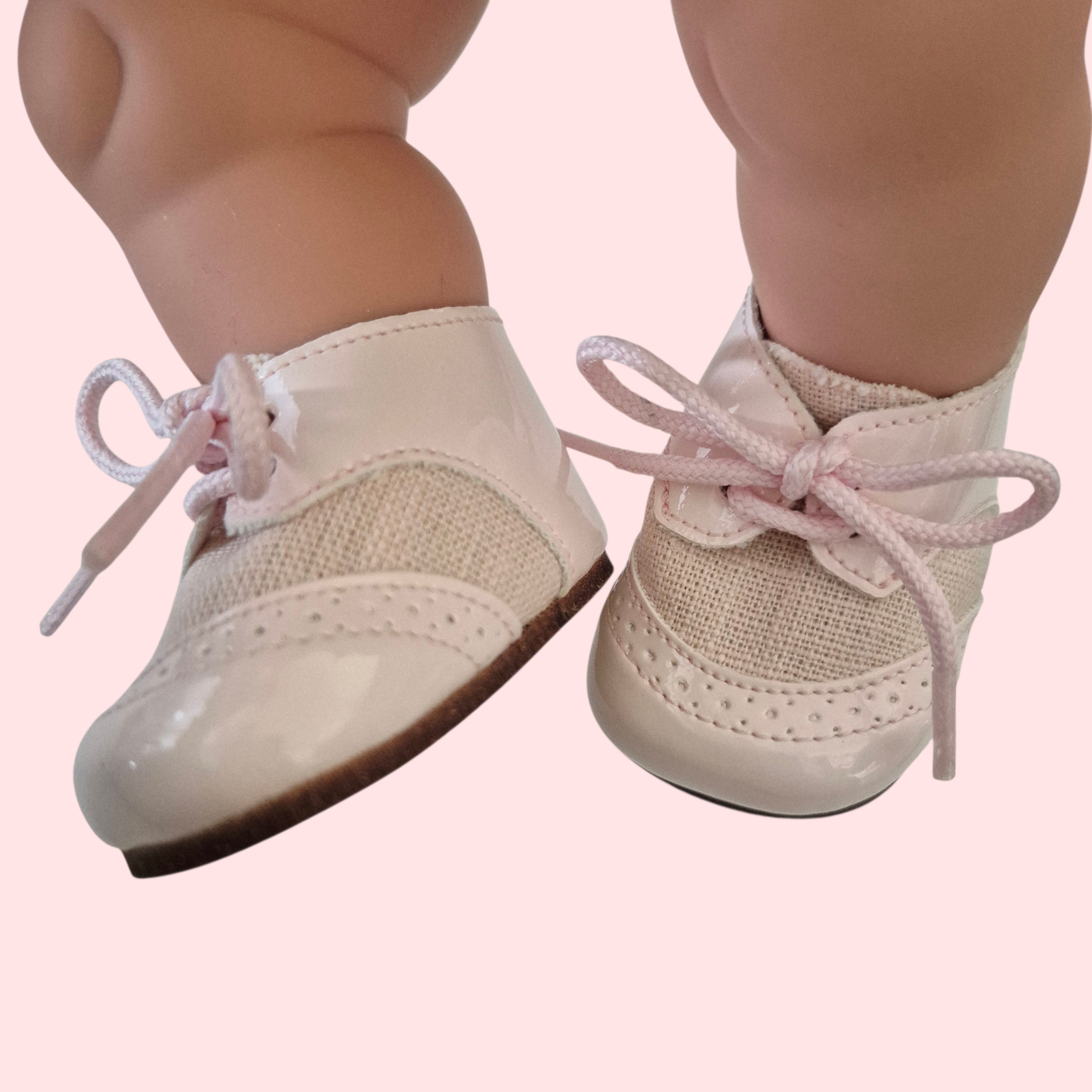 chaussures à lacet - rose
