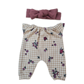 CAMILLE - COMBINAISON COL ELASTIQUE + BANDEAU ARGILE