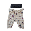 CAMILLE - COMBINAISON COL ELASTIQUE + BANDEAU VERT