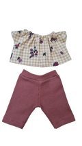CAMILLE - TEE-SHIRT + PANTALON ARGILE