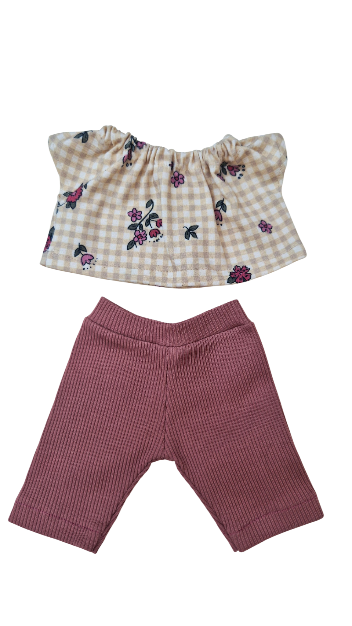 CAMILLE - TEE-SHIRT + PANTALON ARGILE