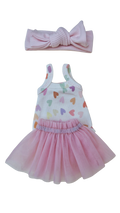 MANON - BODY + TUTU + BANDEAU ROSE