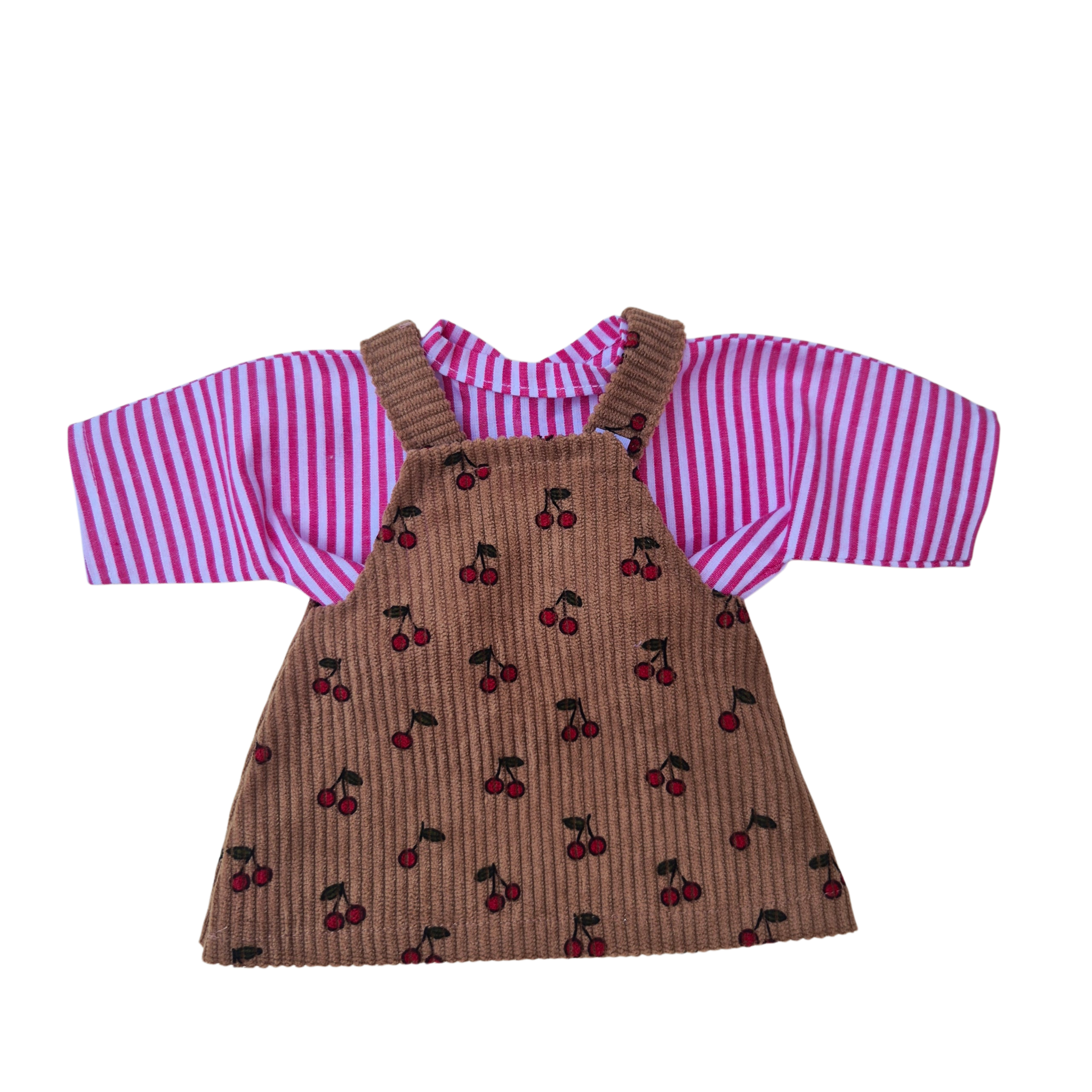 CERISE - robe salopette et chemise