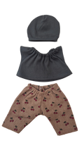 CERISE - pantalon et tee-shirt + bonnet