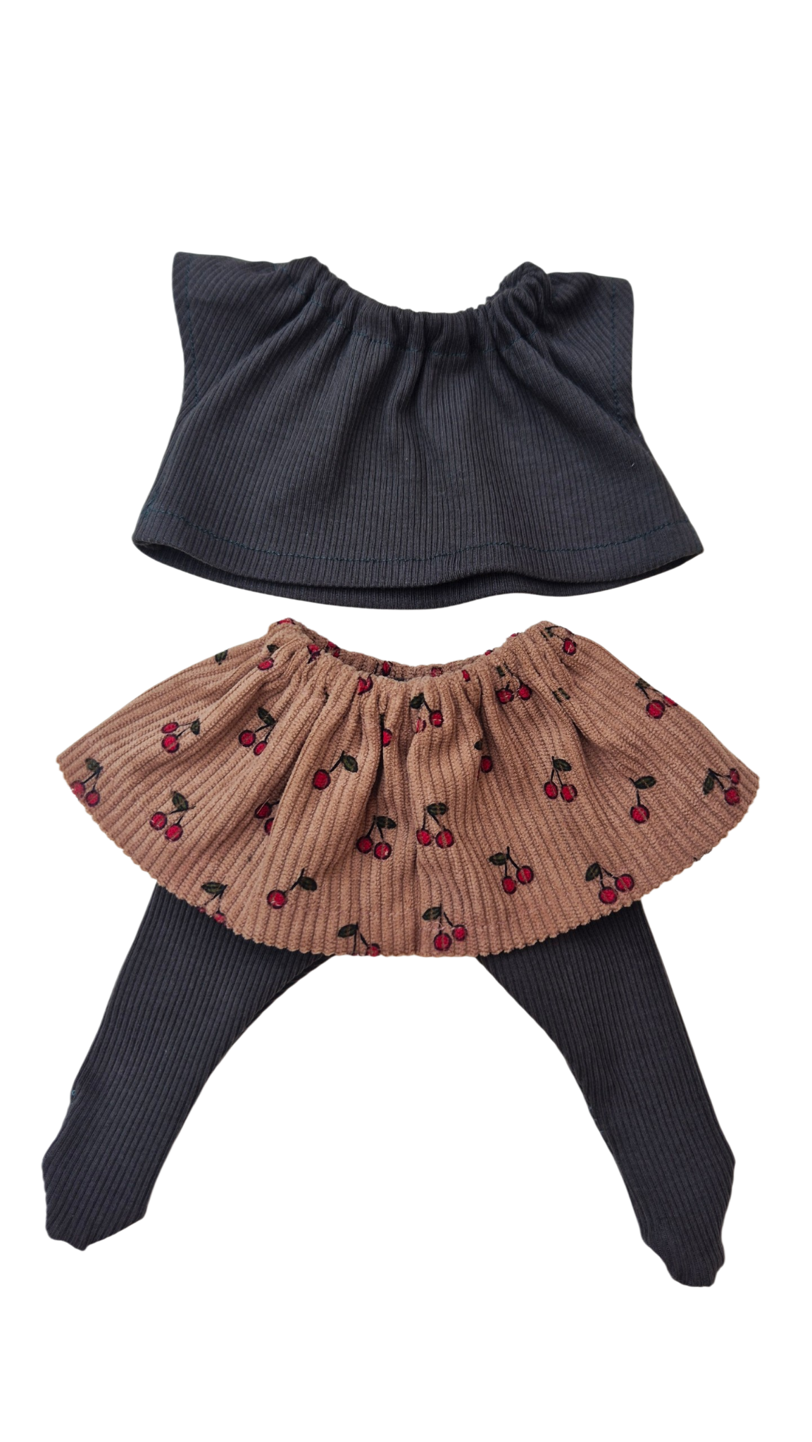 CERISE - jupe et tee-shirt + collant