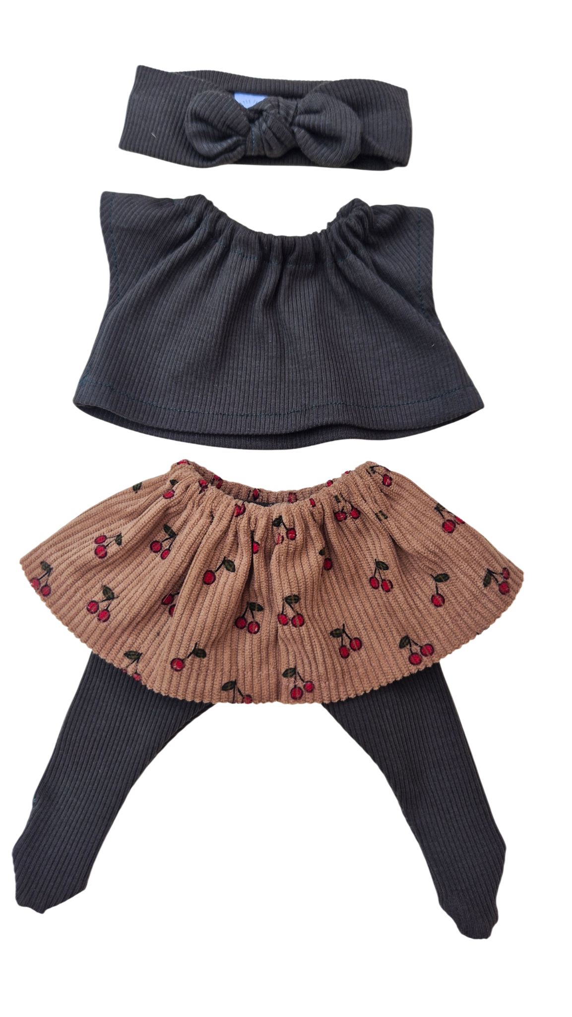 CERISE - jupe et tee-shirt + bandeau + collant