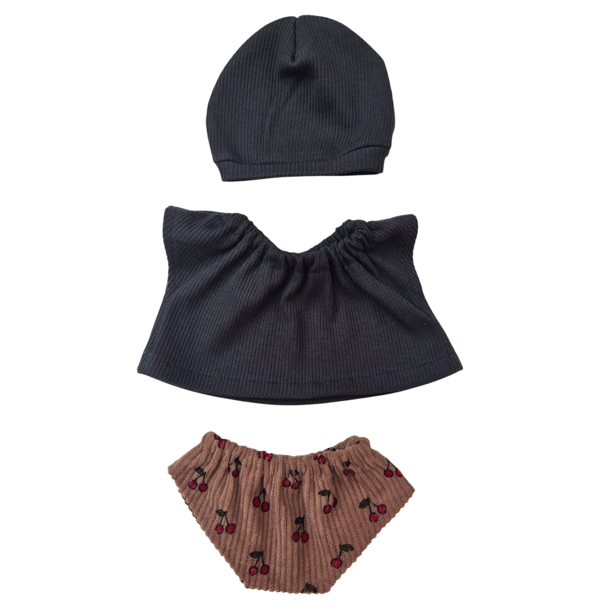CERISE - culotte et tee-shirt + bonnet