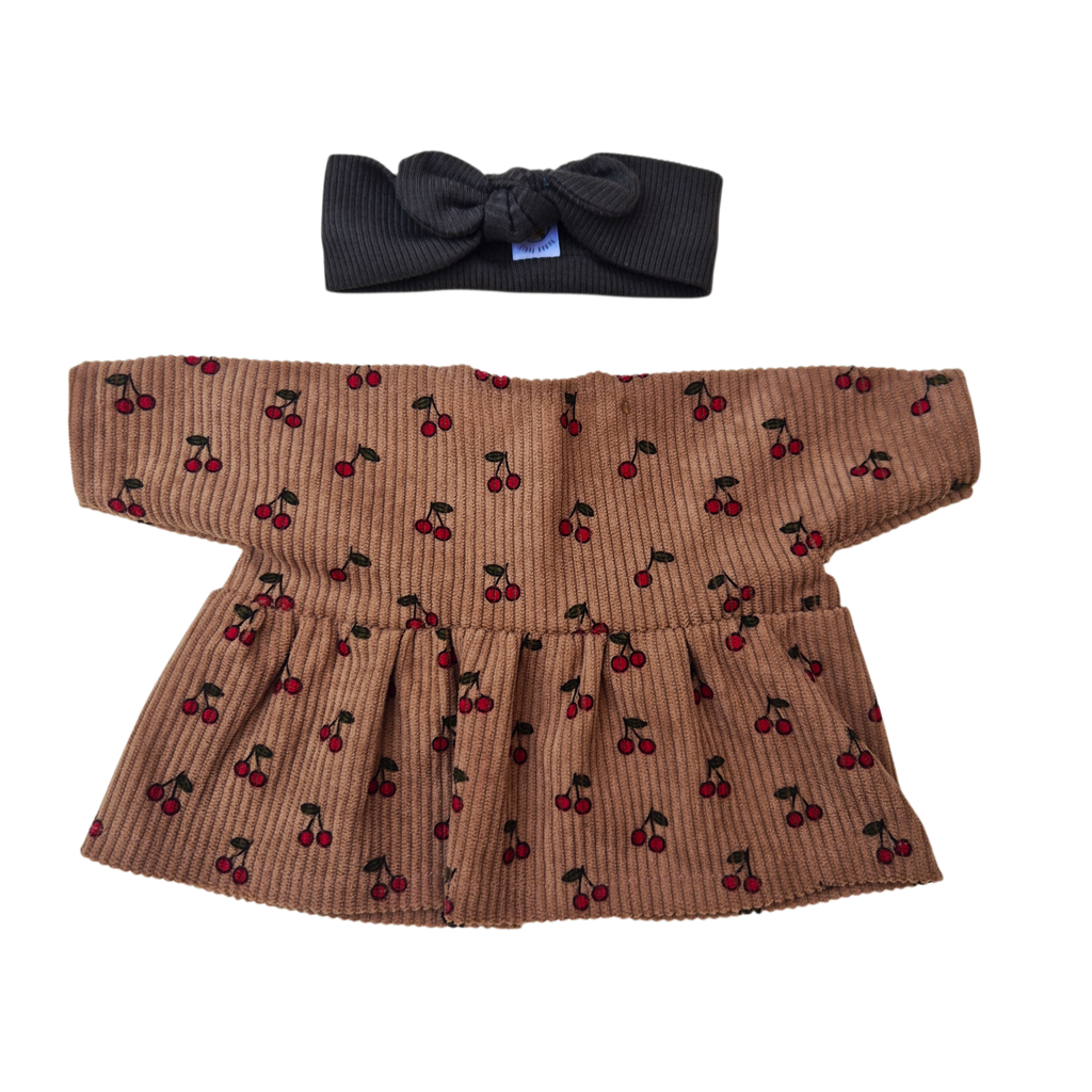 CERISE - robe et bandeau vert