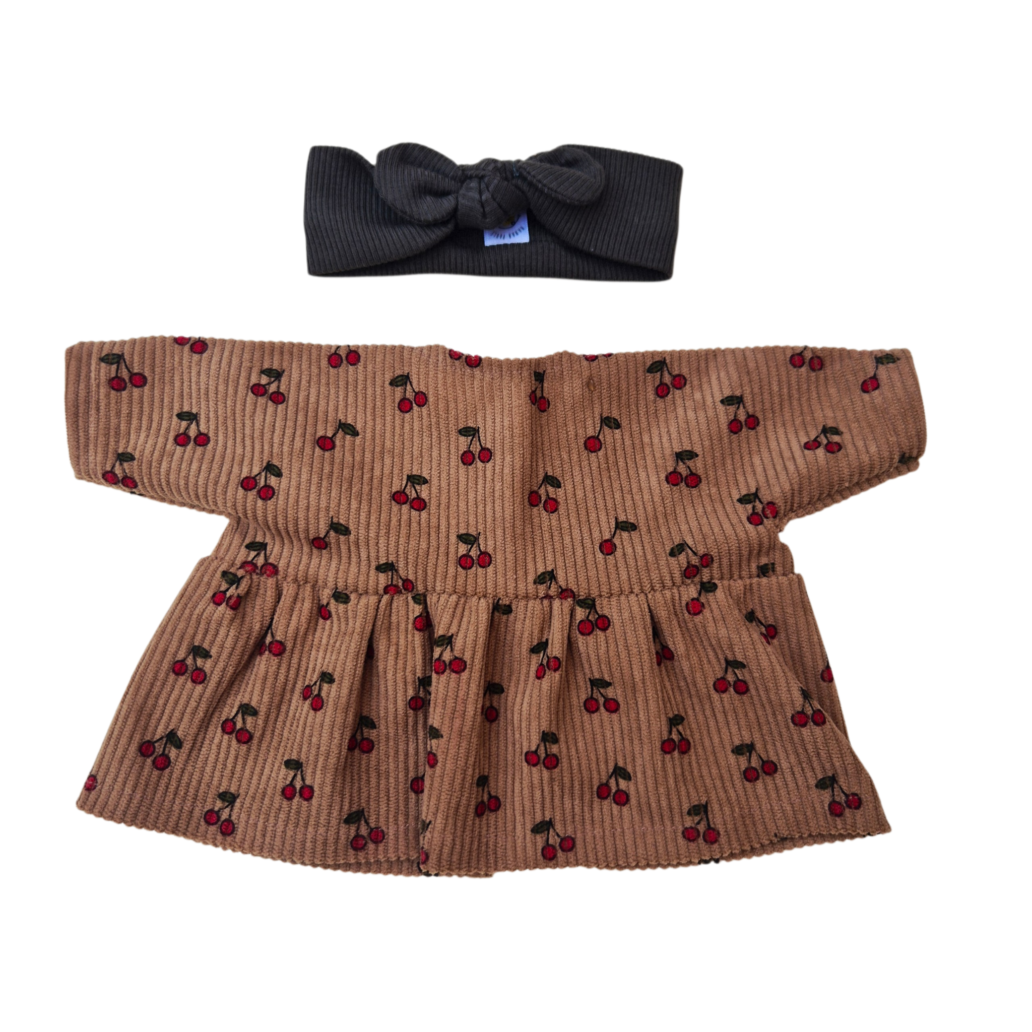 CERISE - robe et bandeau vert