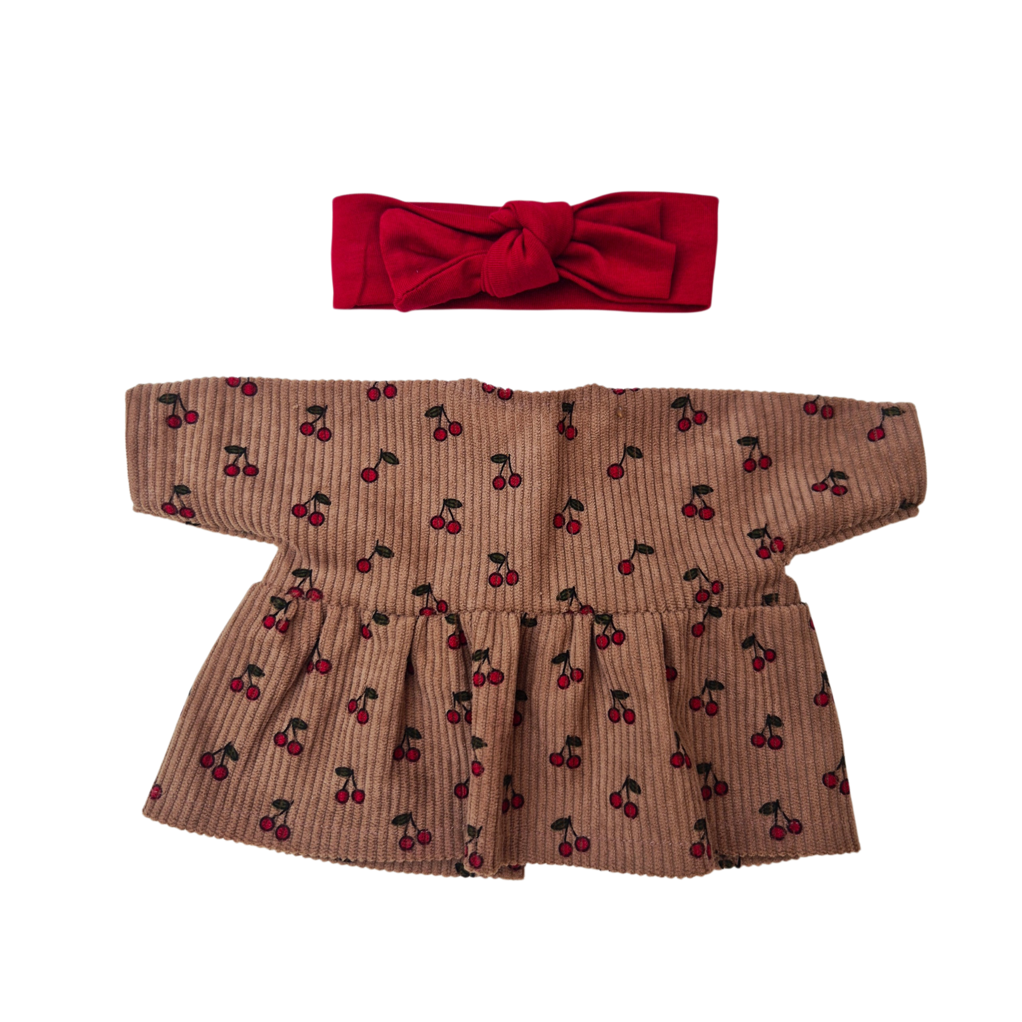 CERISE - robe et bandeau rouge