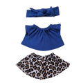 FELIX - jupe + tee-shirt et bandeau bleu