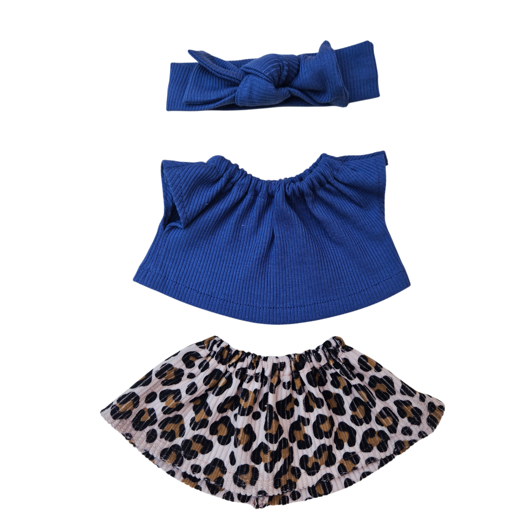 FELIX - jupe + tee-shirt et bandeau bleu
