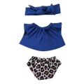 FELIX - culotte + tee-shirt et bandeau bleu