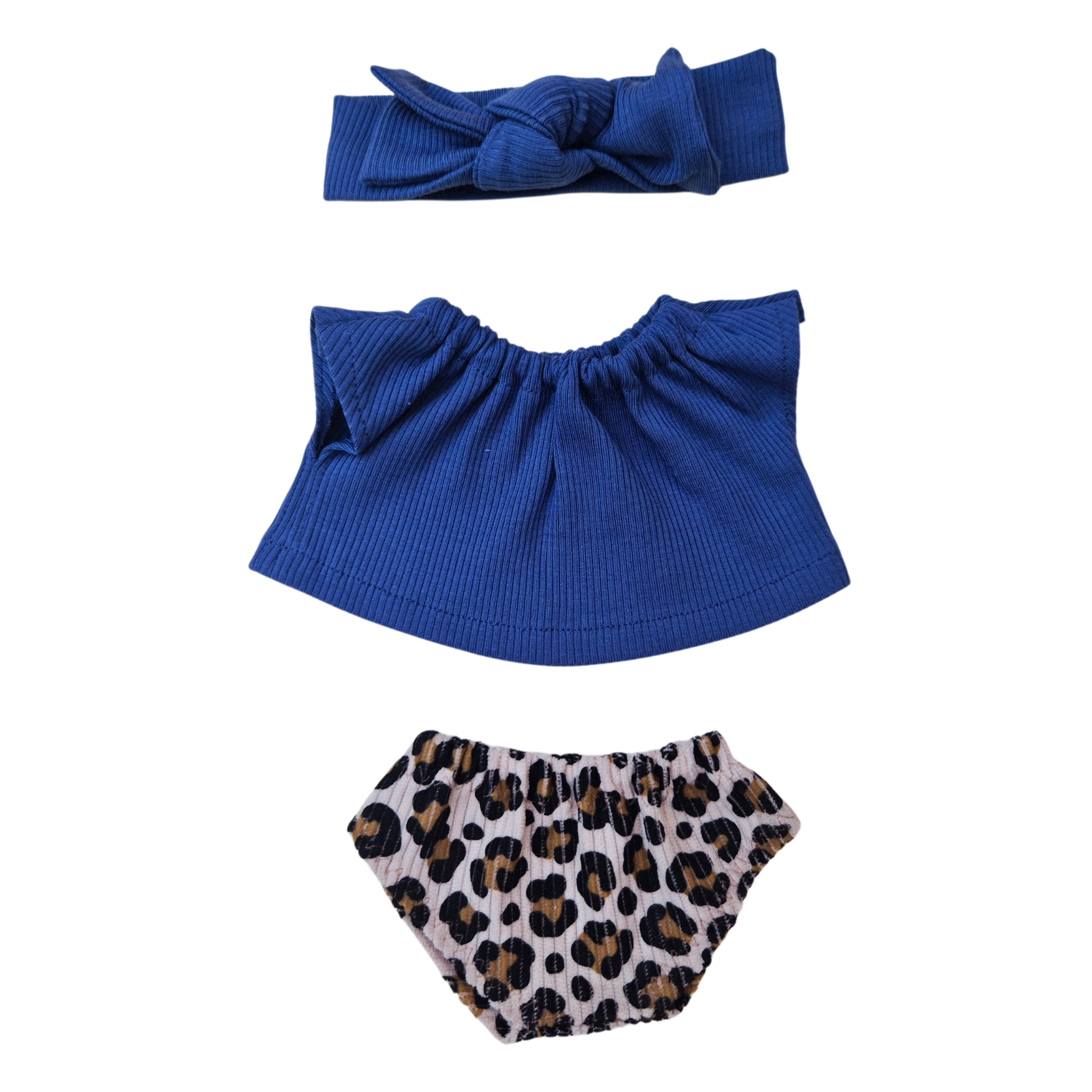 FELIX - culotte + tee-shirt et bandeau bleu