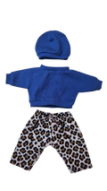 FELIX - pantalon + sweat et bonnet bleu